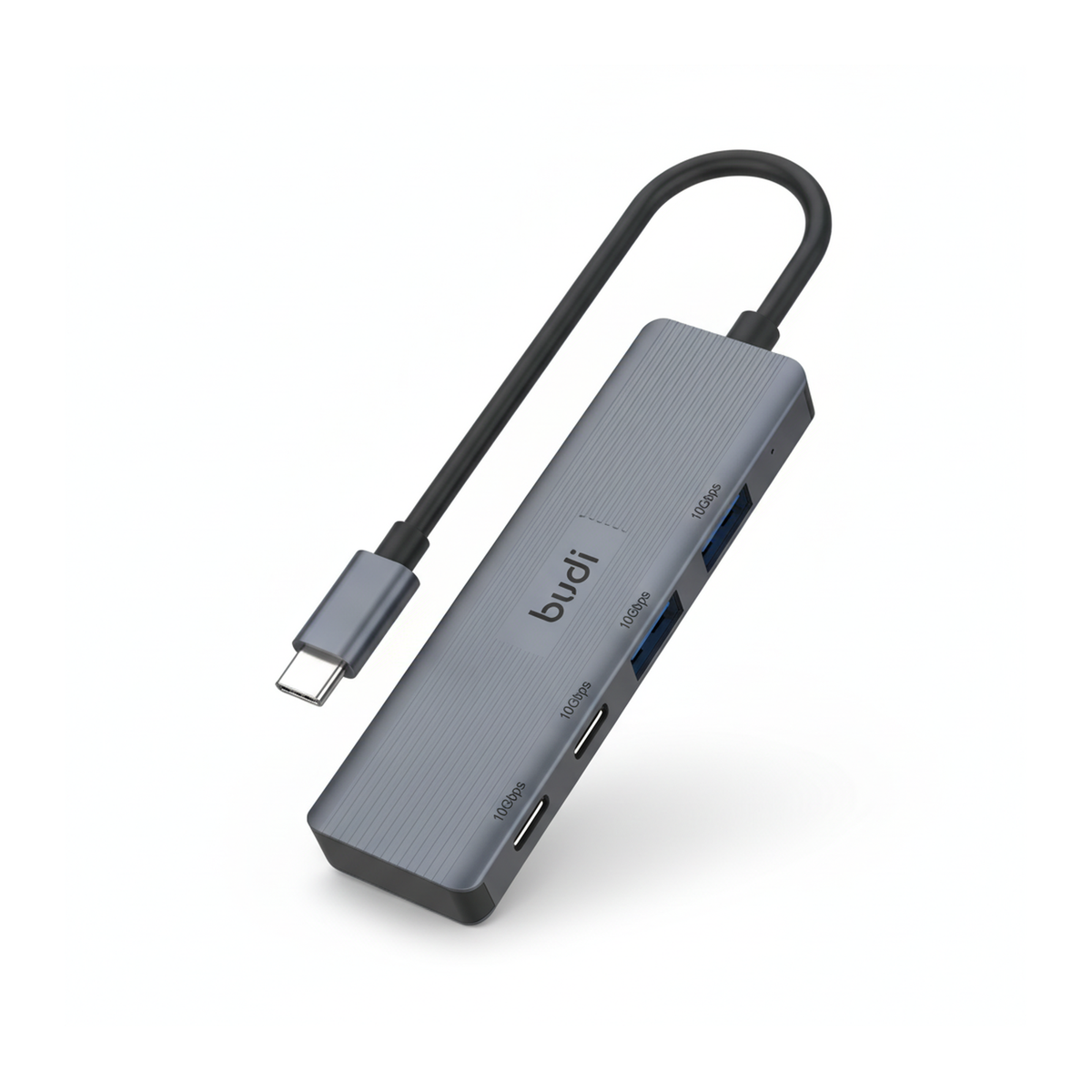 Budi 4-Port USB 3 Gen 2 10Gbps USB-C Hub 2 x USB-A 2 x USB-C USB Hub FoneFunShop