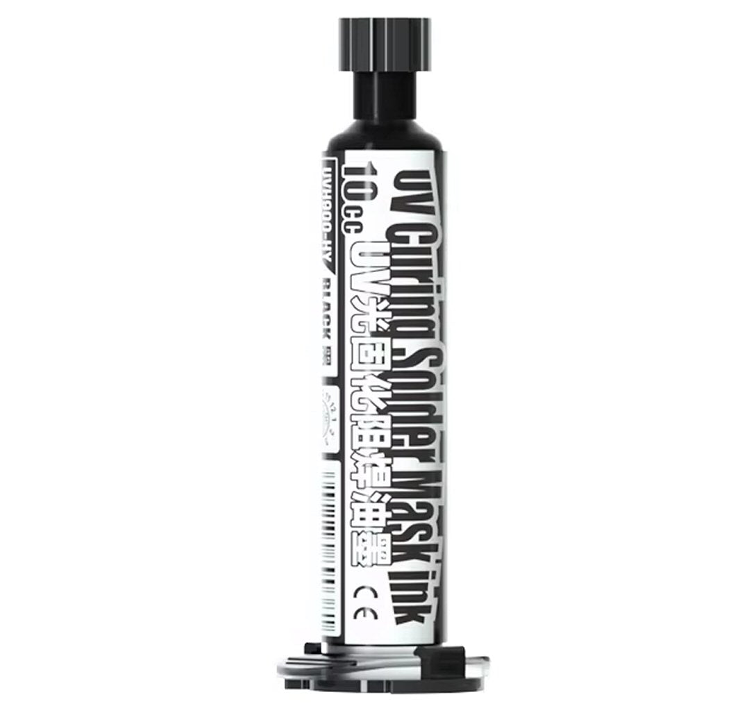 Mechanic 10ML GY UVH900 Black UV Curable Solder Mask Paint For PCB Jumper Wire Solder FoneFunShop
