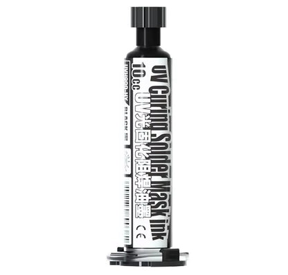Mechanic 10ML GY UVH900 Black UV Curable Solder Mask Paint For PCB Jumper Wire Solder FoneFunShop