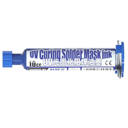 Mechanic 10ML GY UVH900 Blue UV Curable Solder Mask Paint For PCB Jumper Wire Solder FoneFunShop