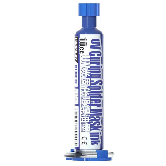 Mechanic 10ML GY UVH900 Blue UV Curable Solder Mask Paint For PCB Jumper Wire Solder FoneFunShop