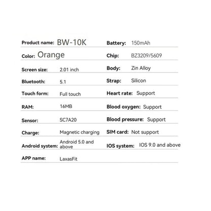 Budi Smart Watch 10K 1.52 inch HD Display, Bluetooth 5.4, 200mAh Battery