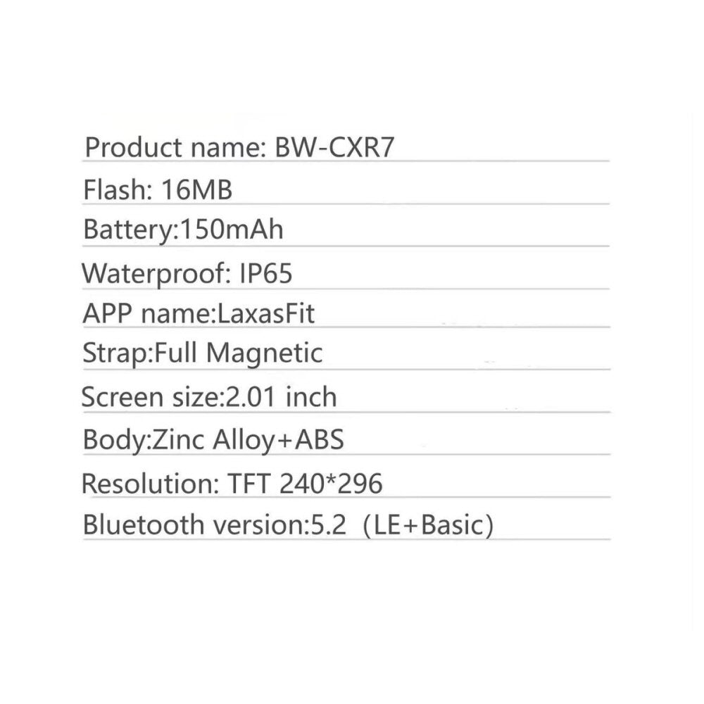 Budi Smart Watch CX67 1.52 inch HD Display, Bluetooth 5.4, 200mAh Battery
