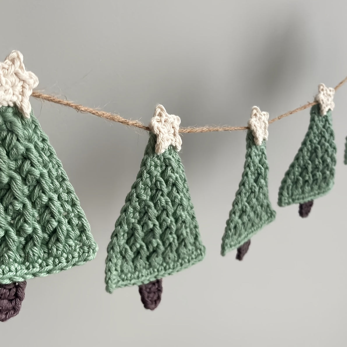 Christmas Tree Garland Banner Fireplace Wall Hanging Home Decoration