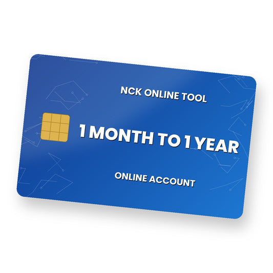 NCK Online Tool Licence (No Box Needed) (1 Month to 1 Year) Activation NCK
