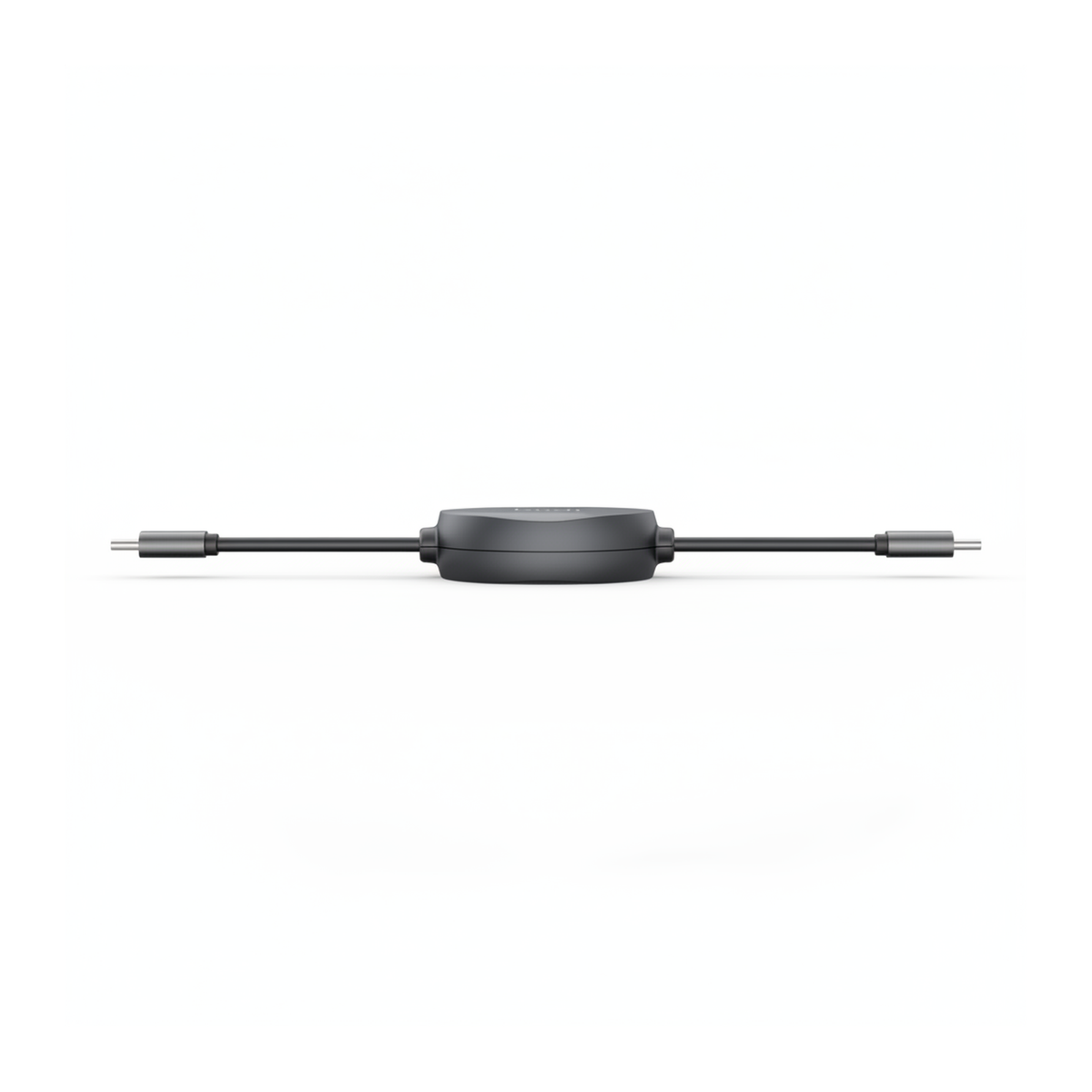 Budi 1M Retractable USB-C to USB-C Cable 65W PD Charge and Sync - side view