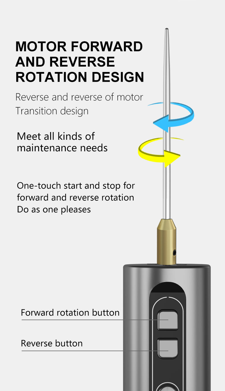 Forward and reverse rotation buttons