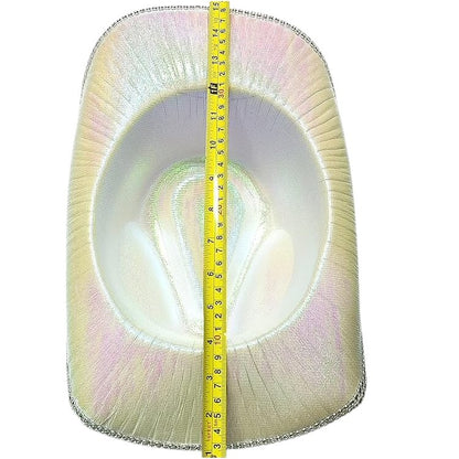 Mirror Disco Ball Festival Style Cowboy Hat Hat FoneFunShop
