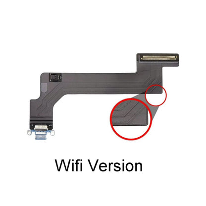 Charging Port Flex Cable For iPad 10th Gen 10.9 (2022) Wifi - White / Silver