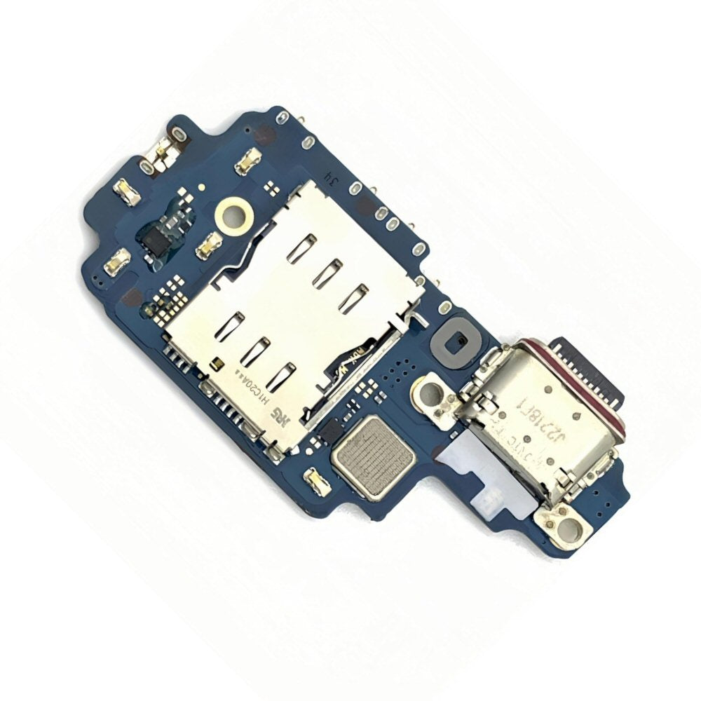 Charging Port For Samsung S22 Ultra SM-S908 Full PCB Board with Sim Card Reader Charging Port FoneFunShop