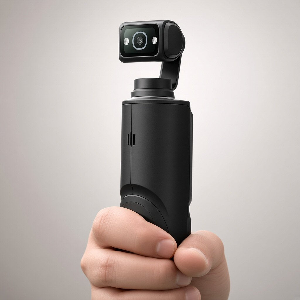 Pocket-Sized Handheld Gimbal Camera 270 Degrees Rotation with Tri-Pod Camera FoneFunShop