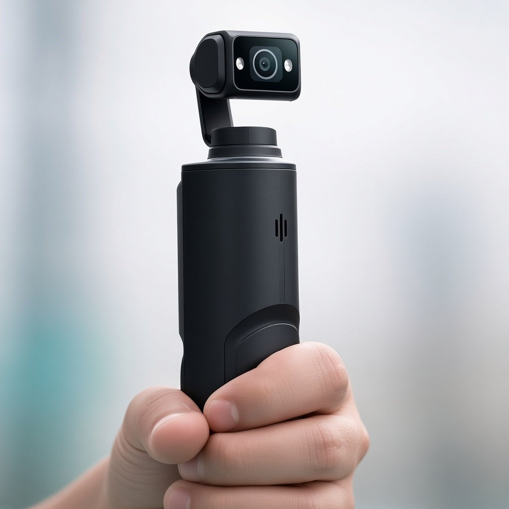 Pocket-Sized Handheld Gimbal Camera 270 Degrees Rotation with Tri-Pod Camera FoneFunShop