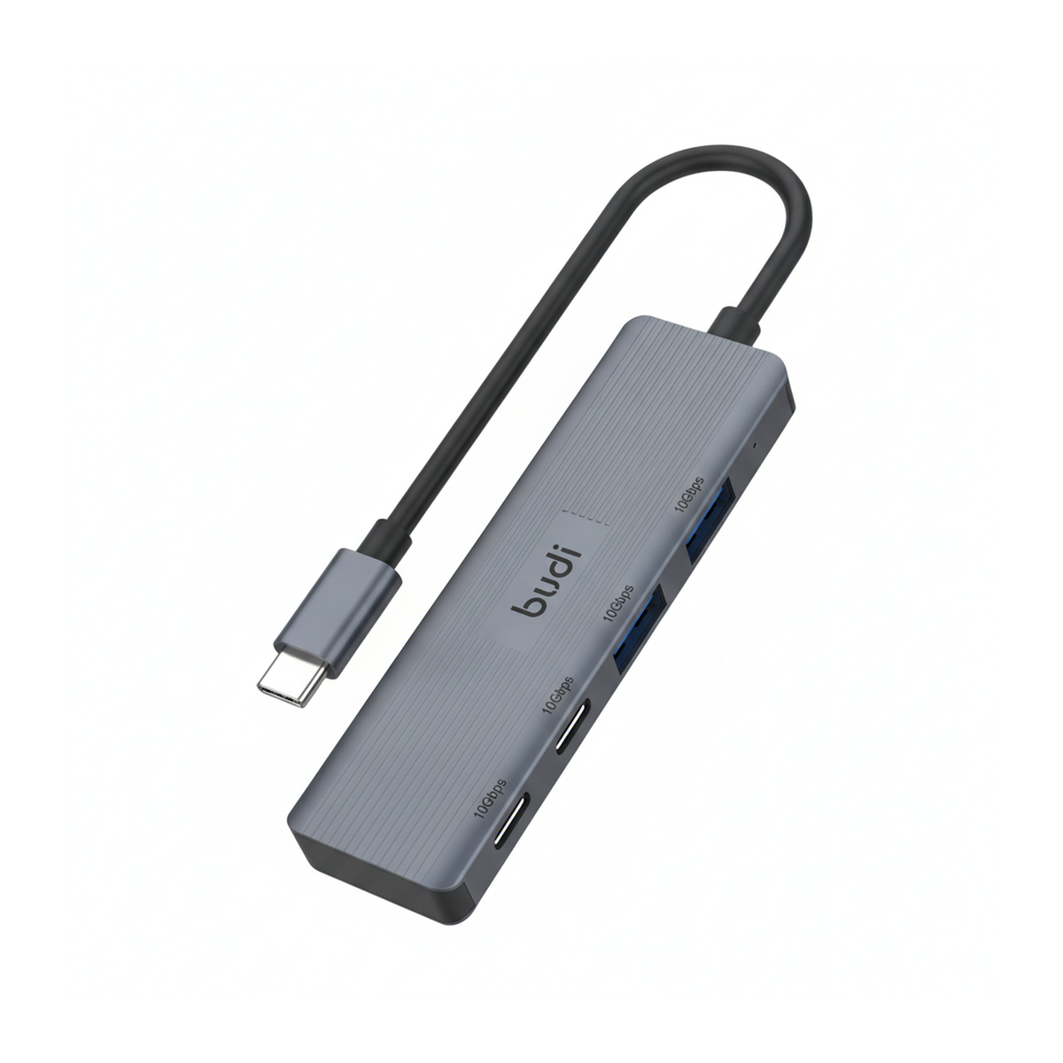 Budi 4-Port USB 3 Gen 2 10Gbps USB-C Hub 2 x USB-A 2 x USB-C USB Hub FoneFunShop