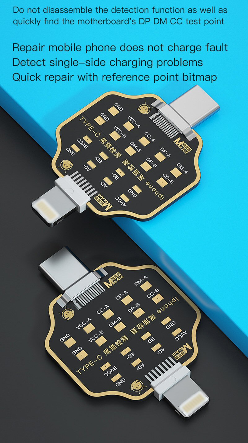 Test Charging Socket MaAnt Non Remove Phone Tail Plug Charging Fault Test Board For iPhone ...