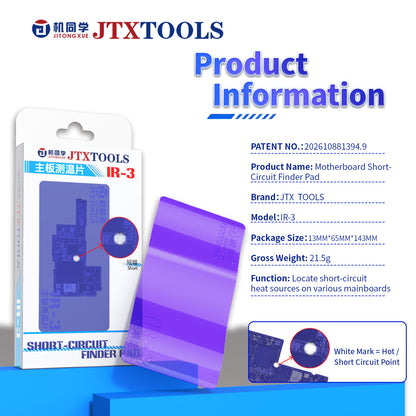 IR-3 Short Circuit Finder Pad For Motherboard JTXTOOLS Phone Tools FoneFunShop