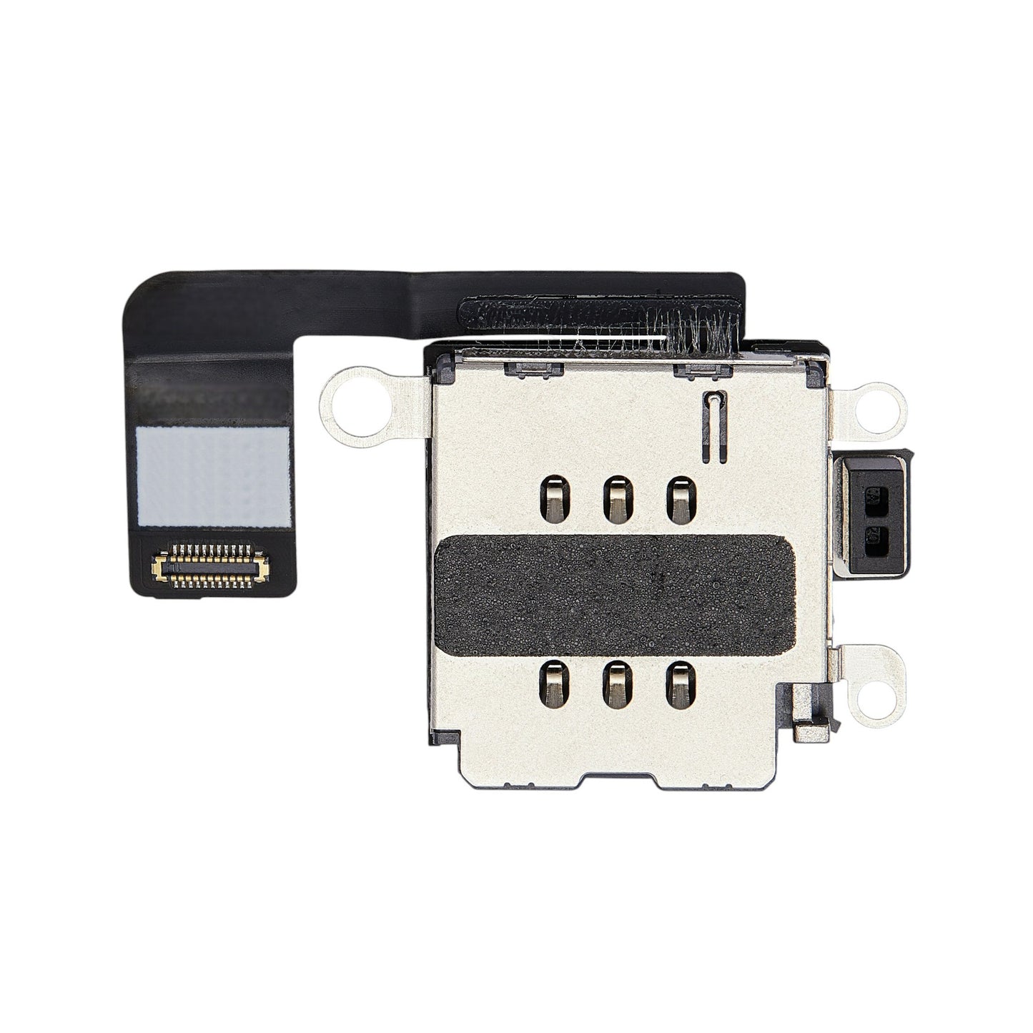 Dual Sim Reader and Sim Tray for iPhone 16e Silver Sim Tray FoneFunShop