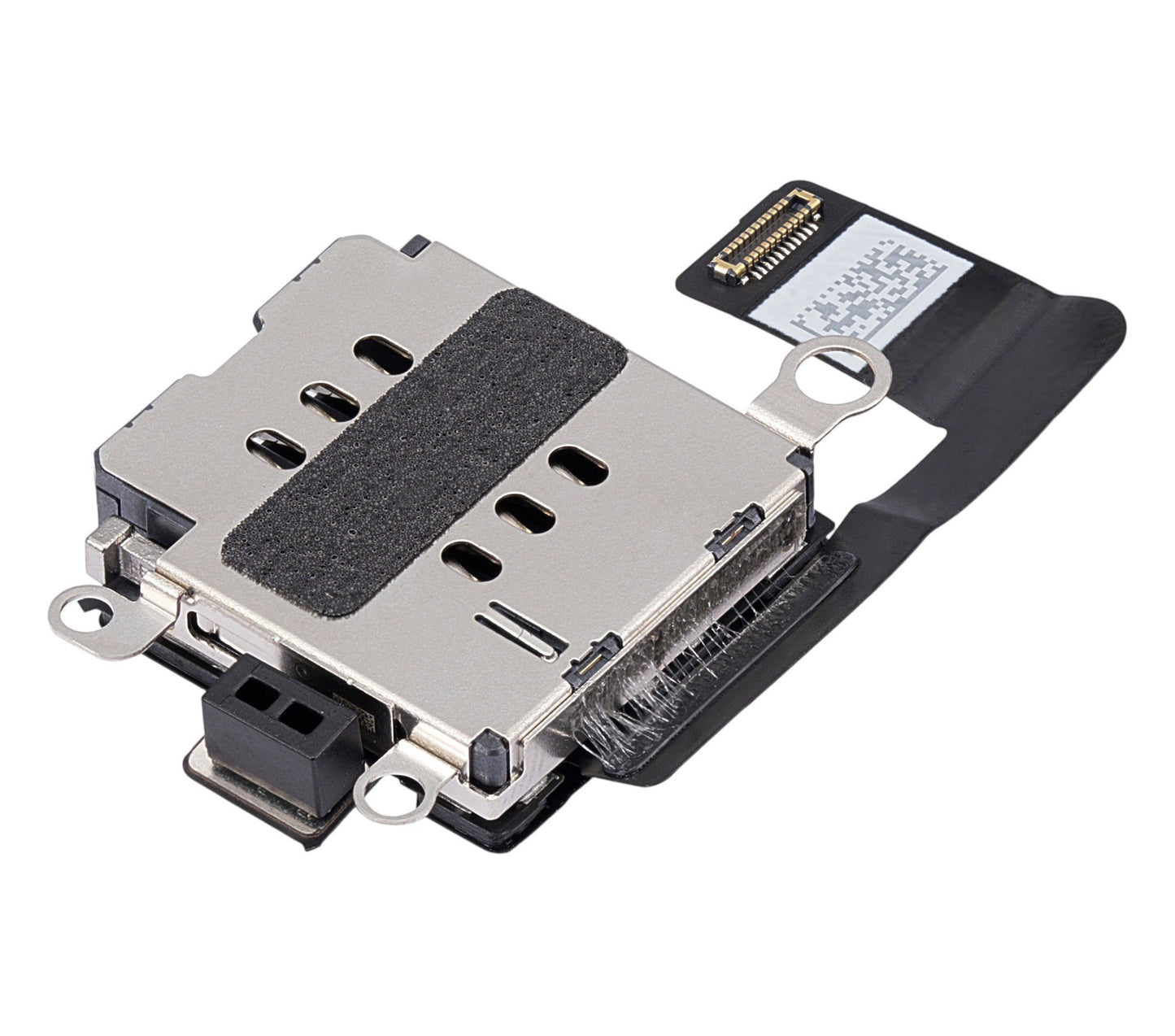 Dual Sim Reader and Sim Tray for iPhone 16e Silver Sim Tray FoneFunShop
