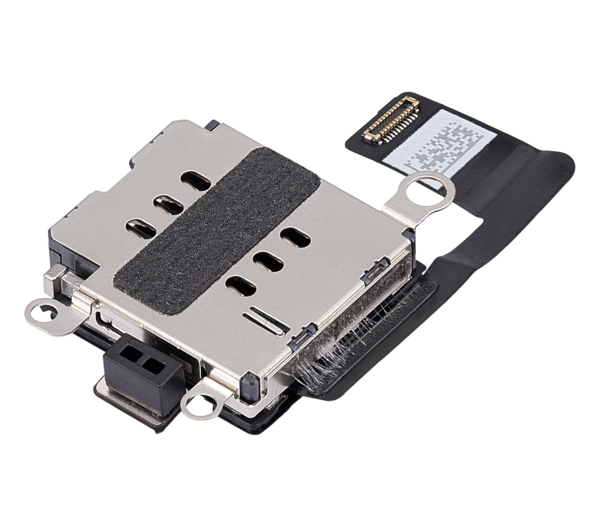 Dual Sim Reader and Sim Tray for iPhone 16e Silver Sim Tray FoneFunShop