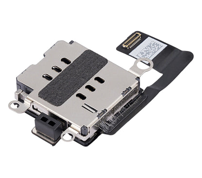 Dual Sim Reader and Sim Tray for iPhone 16e Silver Sim Tray FoneFunShop