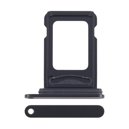 Dual Sim Tray For iPhone 16e Sim Card Holder Black Sim Tray FoneFunShop