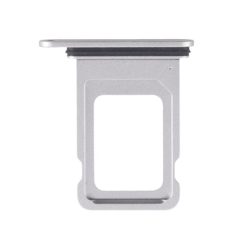 Dual Sim Tray For iPhone 16e Sim Card Holder Silver Sim Tray FoneFunShop