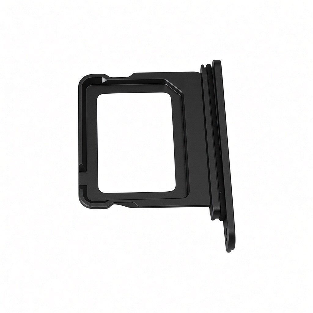 Dual Sim Tray For iPhone 18 Pro / 18 Pro Max Card Holder Black Sim Tray FoneFunShop