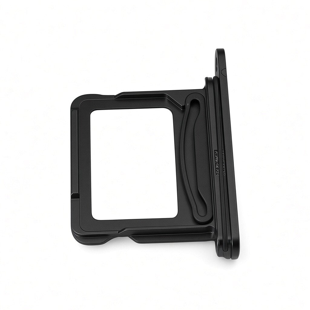Dual Sim Tray For iPhone 18 Pro / 18 Pro Max Card Holder Black Sim Tray FoneFunShop
