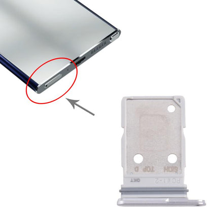 Dual SIM Card Tray for Samsung Galaxy S26 Ultra in Silver Shadow Sim Tray FoneFunShop