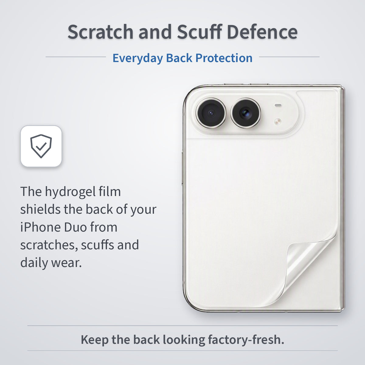 Hydrogel Back Protector For iPhone Duo Back Protector FoneFunShop