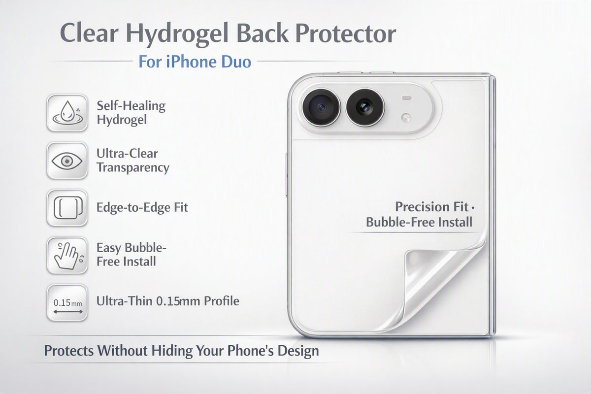 Hydrogel Back Protector For iPhone Duo Back Protector FoneFunShop