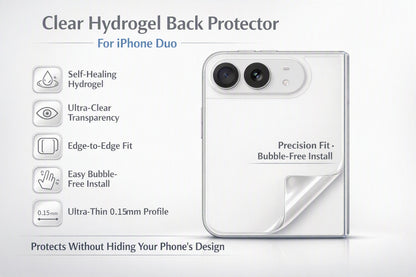 Hydrogel Back Protector For iPhone Duo Back Protector FoneFunShop