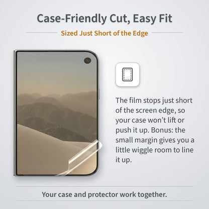 Anti-Blue Light Hydrogel Screen Protector For iPhone Duo Front Outer Screen Screen Protector FoneFunShop