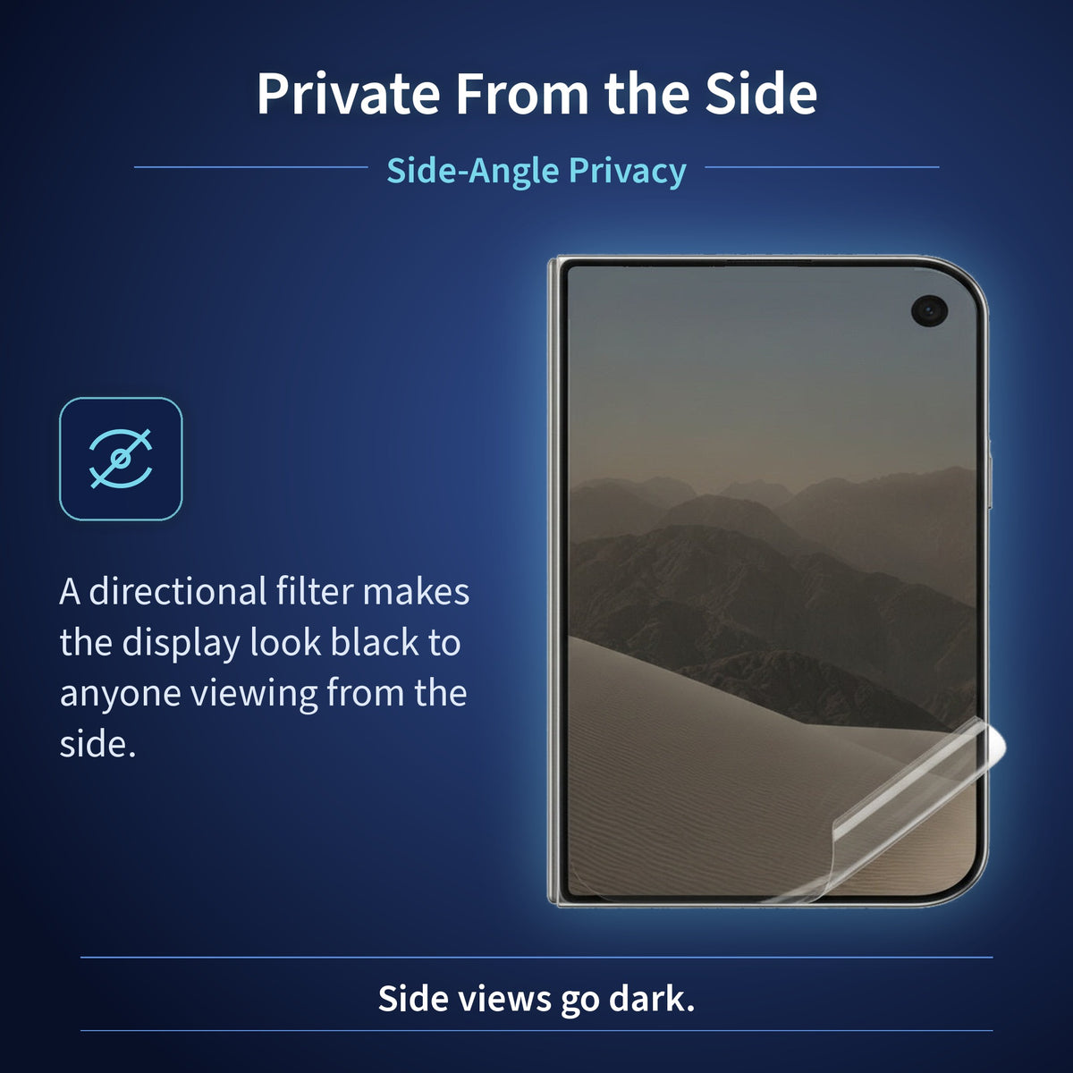 Privacy Hydrogel Screen Protector For iPhone Duo Front Outer Screen Screen Protector FoneFunShop