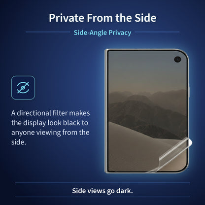 Privacy Hydrogel Screen Protector For iPhone Duo Front Outer Screen Screen Protector FoneFunShop