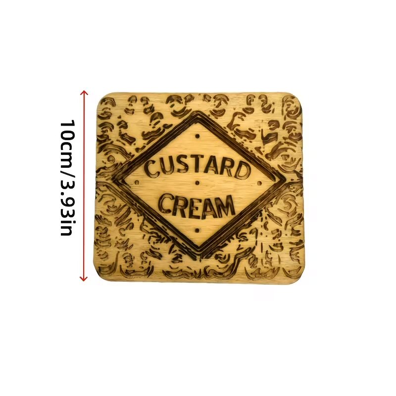 6pcs Wooden Classic Cookie Coasters Set - Festive Table & Home Decor Festive FoneFunShop