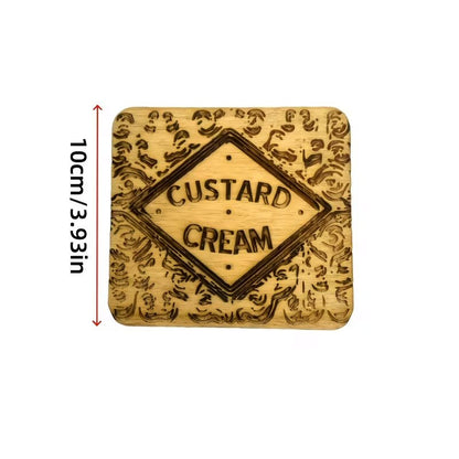 6pcs Wooden Classic Cookie Coasters Set - Festive Table & Home Decor Festive FoneFunShop