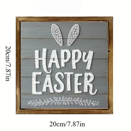 Rustic Modern Wooden Easter Wall Art Festive FoneFunShop