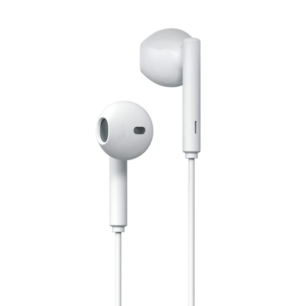 In Ear Earphones Type C in White Microphone FoneFunShop