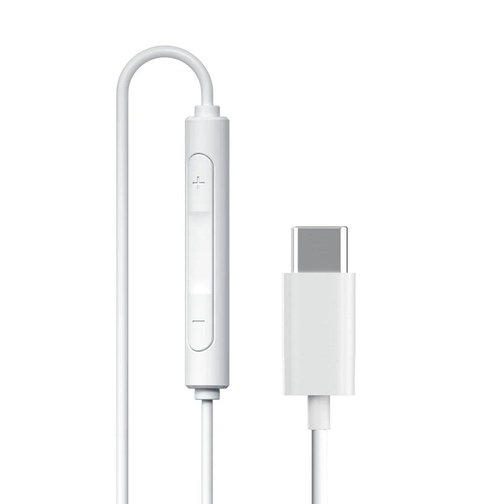 In Ear Earphones Type C in White Microphone FoneFunShop
