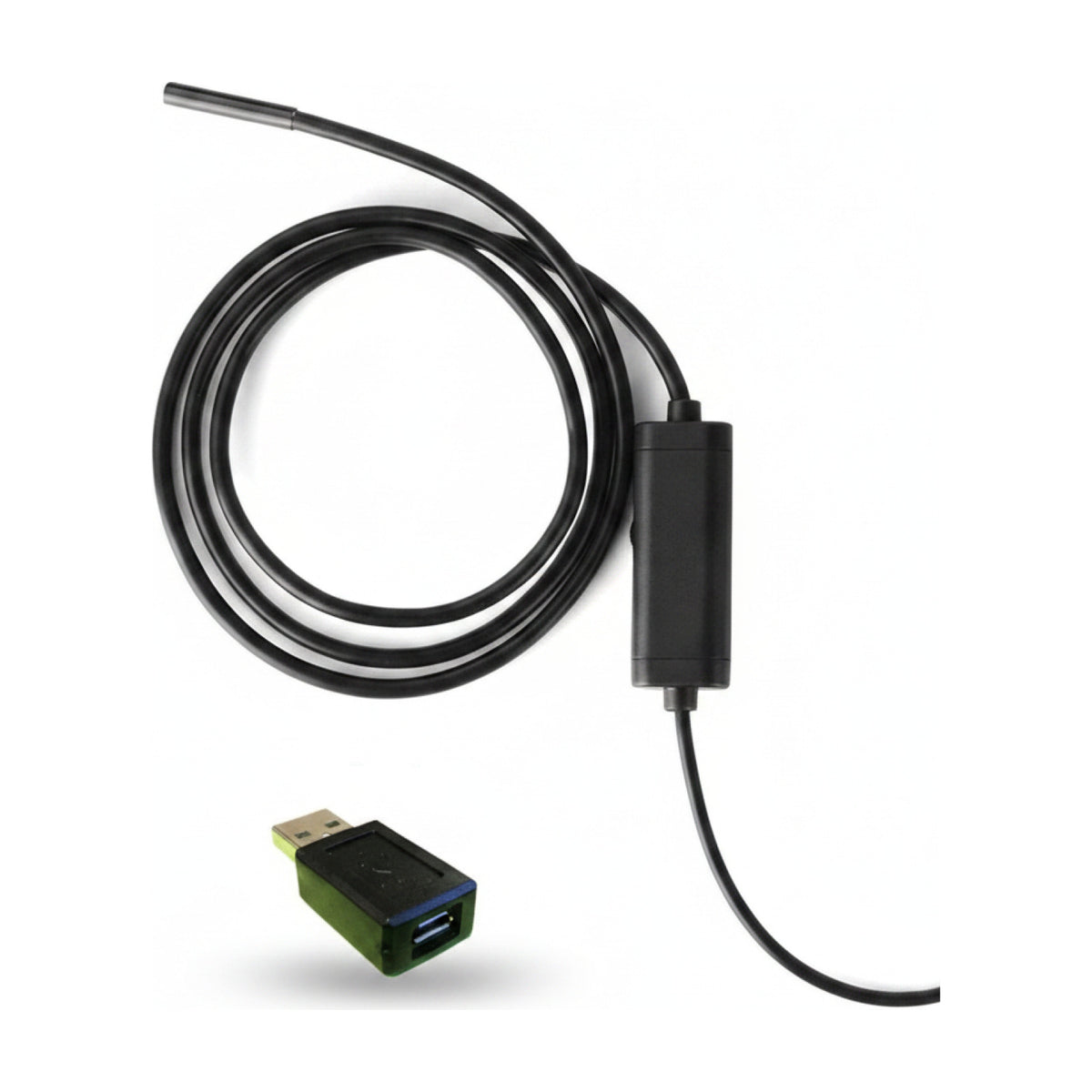 Endoscope Camera Blocked Drain Ear Inspection Waterproof 2m For Android Windows Camera FoneFunShop