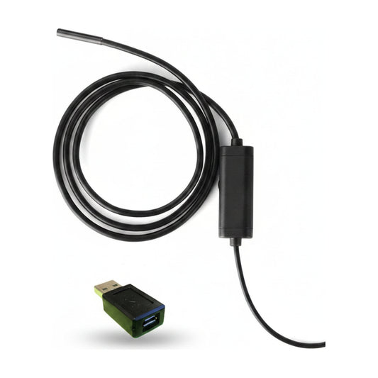 Endoscope Camera Blocked Drain Ear Inspection Waterproof 2m For Android Windows Camera FoneFunShop