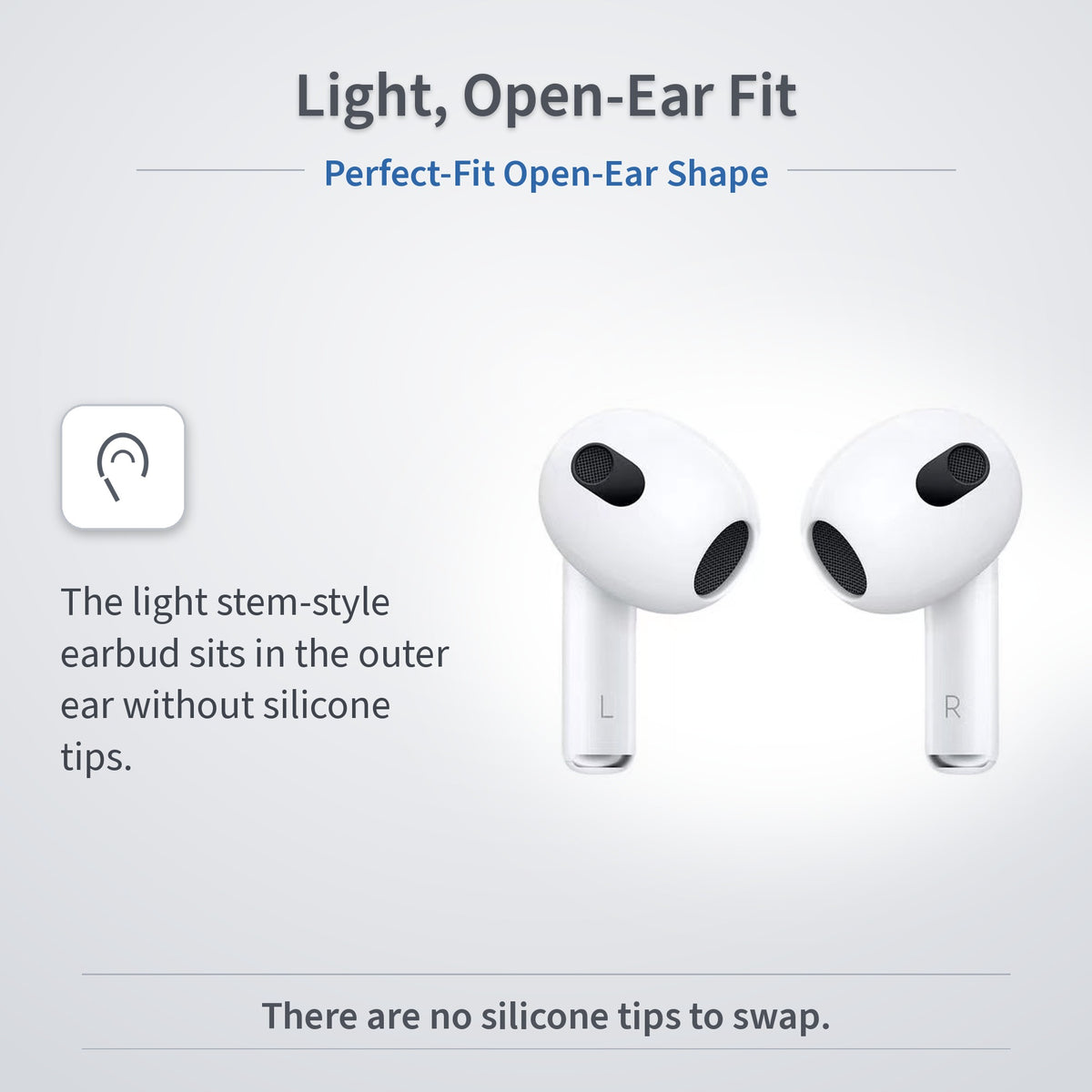 Budi True Wireless Earphones Pods 3 White Earphones FoneFunShop