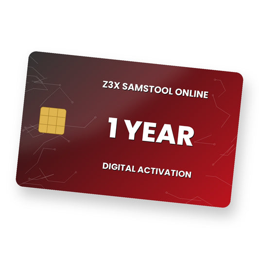 Z3X SamsTool Online 1 Year License digital activation card