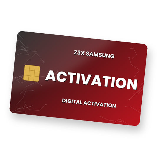 Z3X Samsung Activation digital activation card