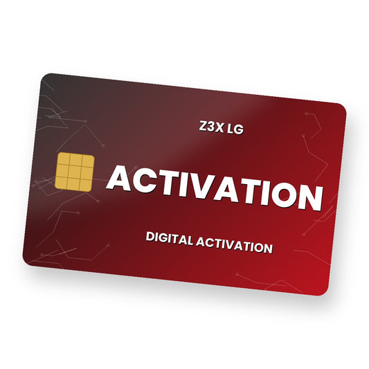 Z3X LG Activation digital activation card