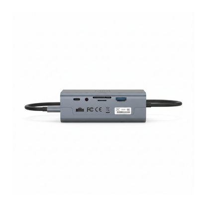 Budi 11-in-1 USB-C Docking Station HDMI VGA Ethernet SD TF Hub USB Hub FoneFunShop