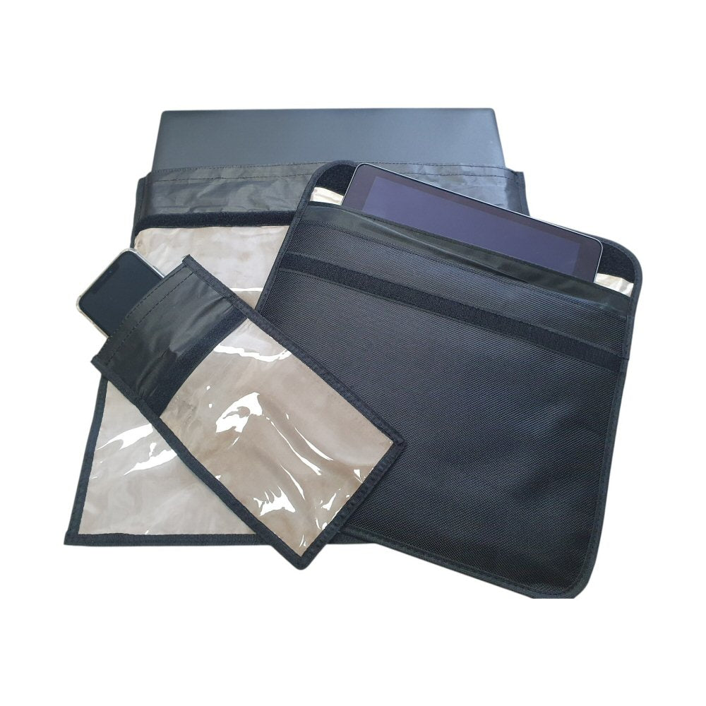 Faraday Bag Signal Blocker Bundle - Mobile Phone, Tablet & Laptop Shield Set FoneFunShop