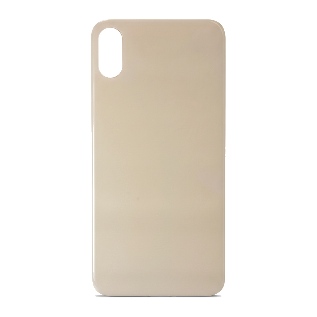 Glass Back For iPhone XS Plain in Gold Glass Back FoneFunShop