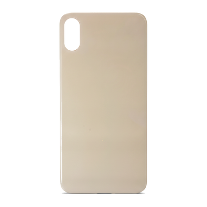 Glass Back For iPhone XS Plain in Gold Glass Back FoneFunShop