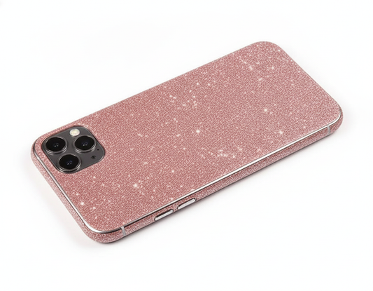 Back Protector For iPhone 11 Pro Glitter Bling Rear Protector Pink Protector FoneFunShop